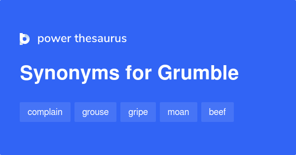 gripe thesaurus