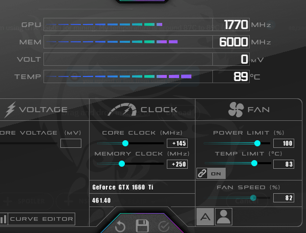 gtx 1660 ti mining performance