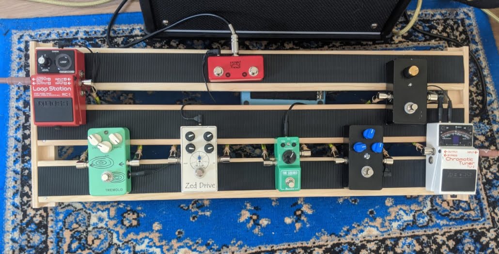 guitar pedal board diy