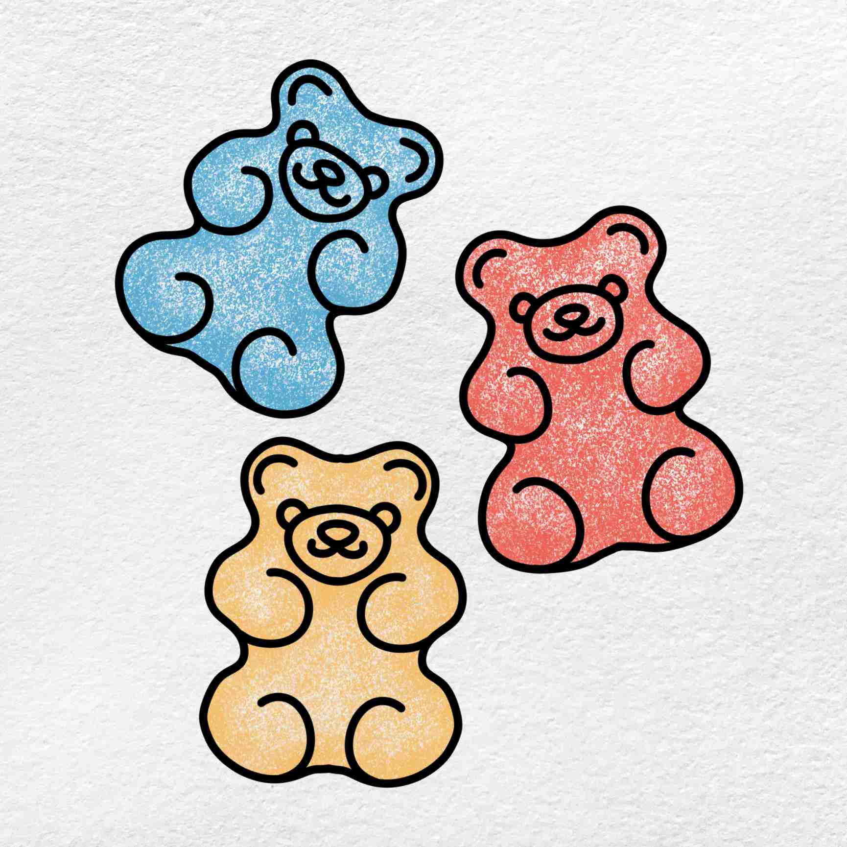 gummy bear drawing