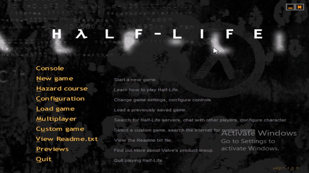 half life 1 windows 10