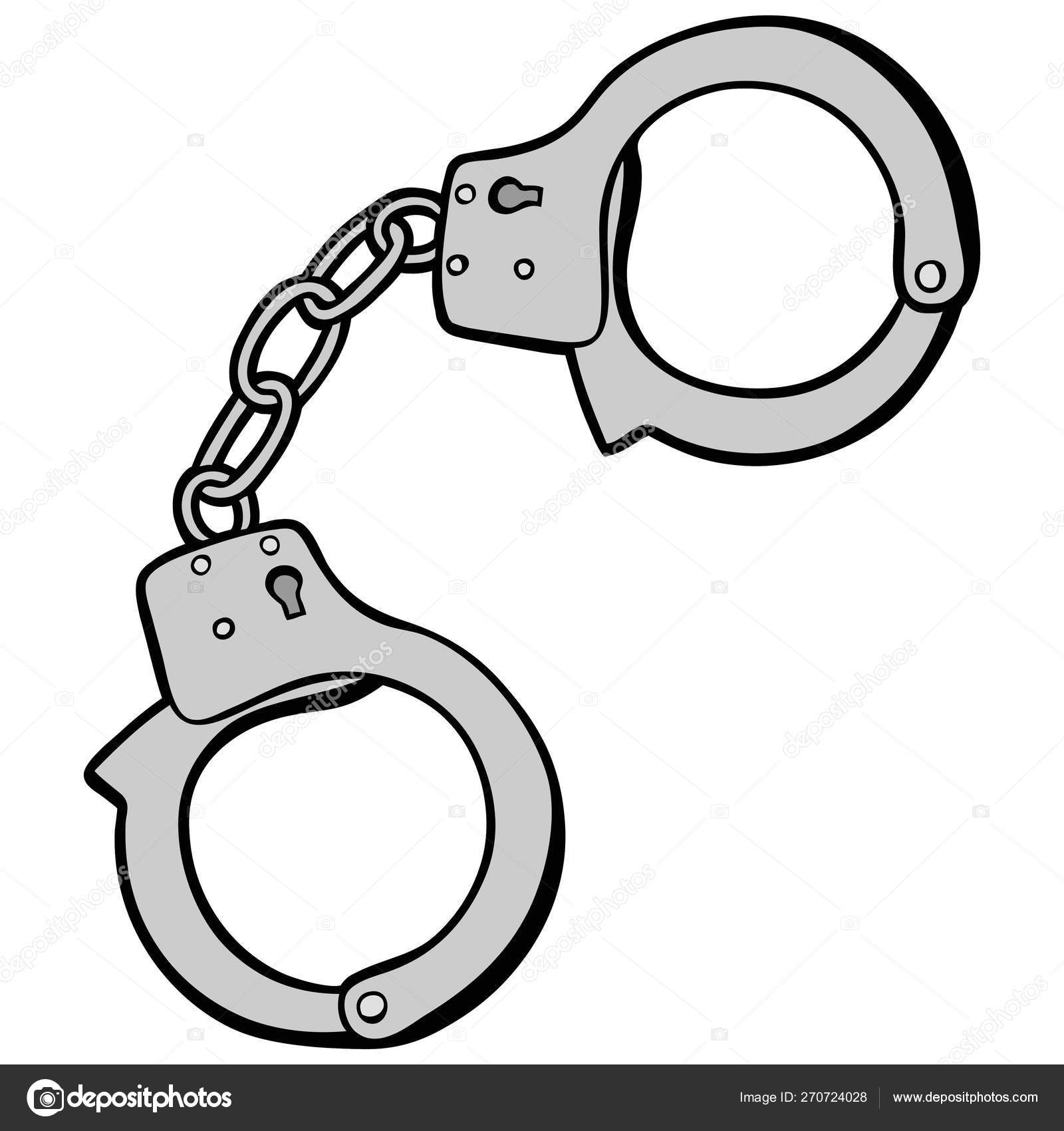 handcuffs cartoon