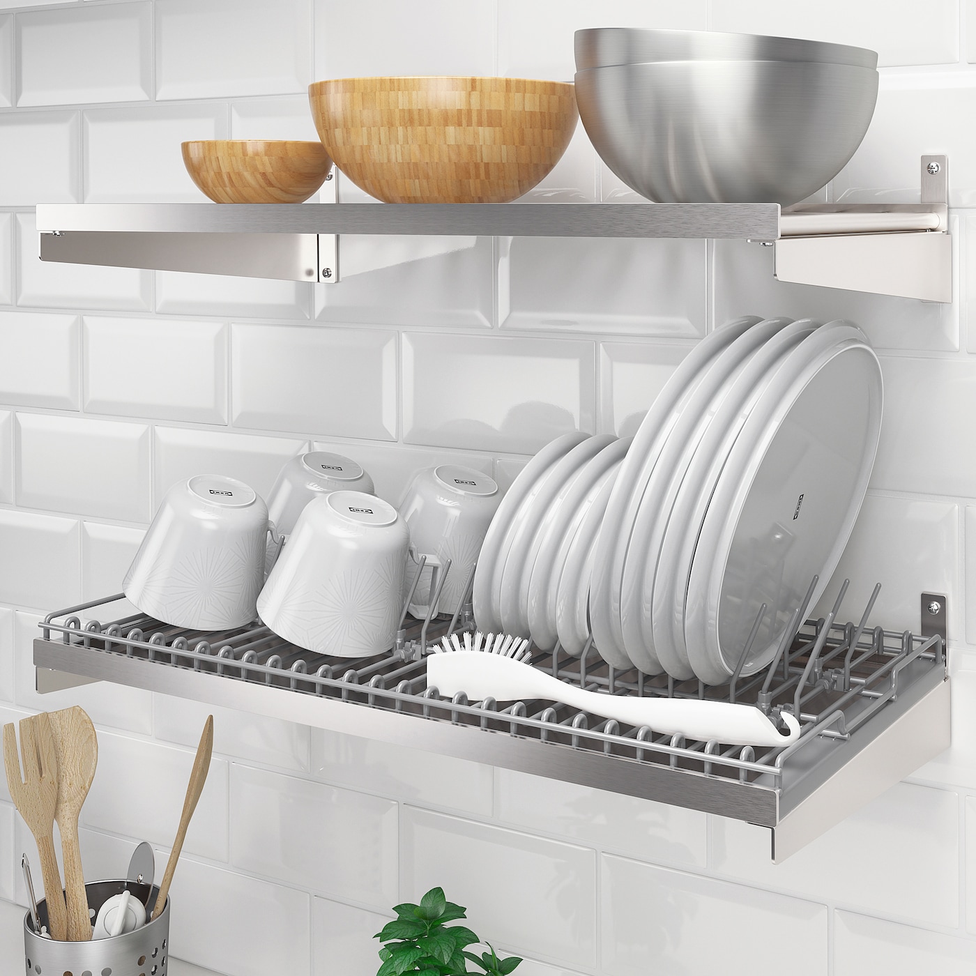 hanging dish drainer rack