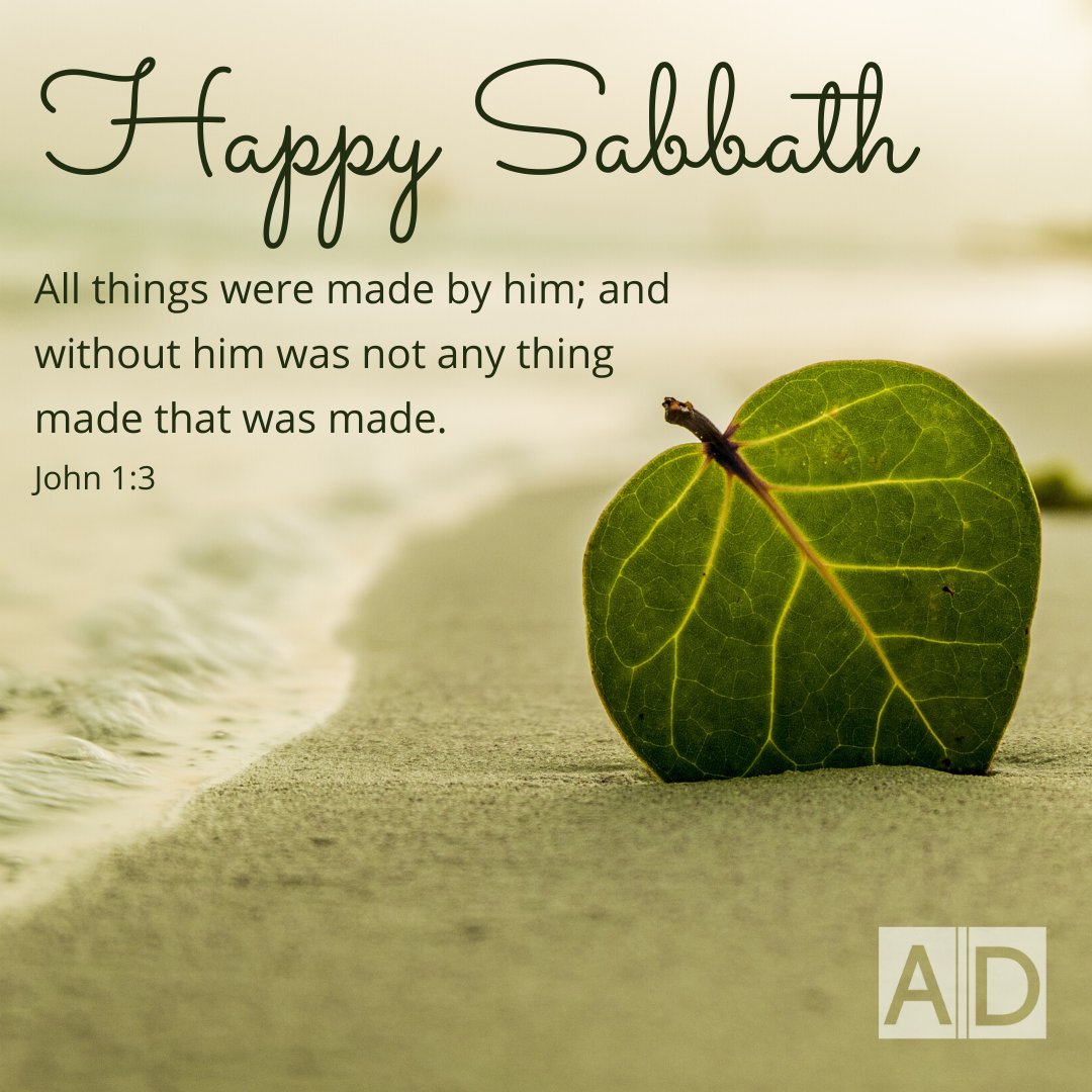 happy sabbath with bible verse