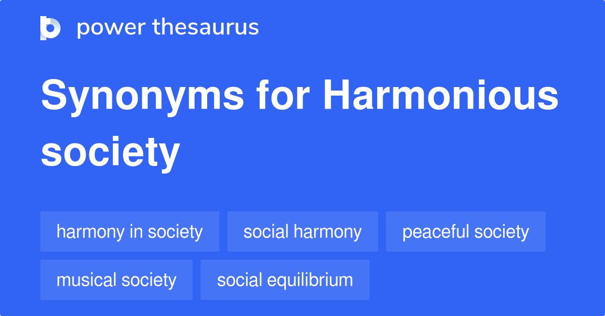 harmonious synonym