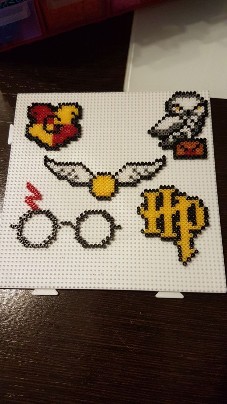 harry potter perler beads