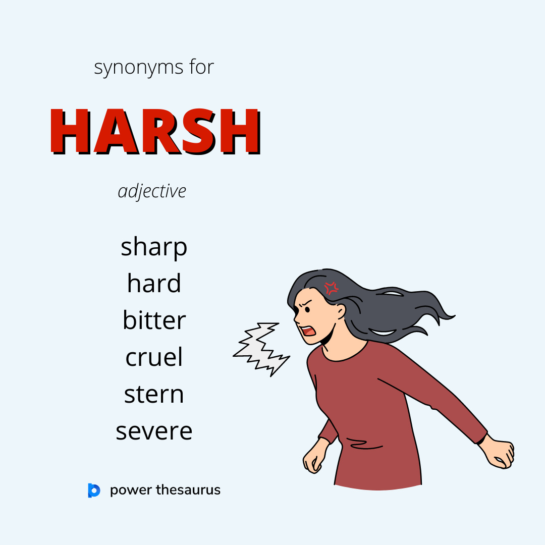 harsh synonym