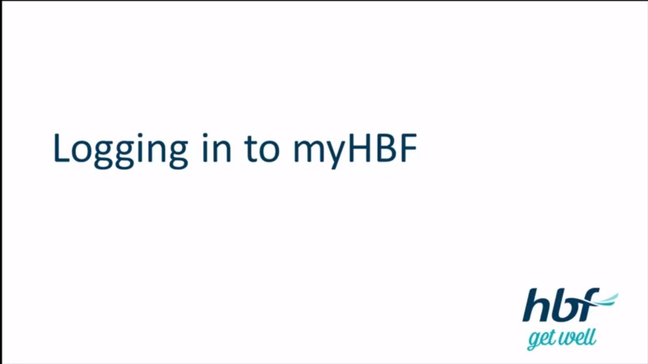 hbf com au myhbf