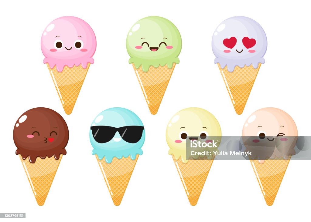 helados dibujos animados