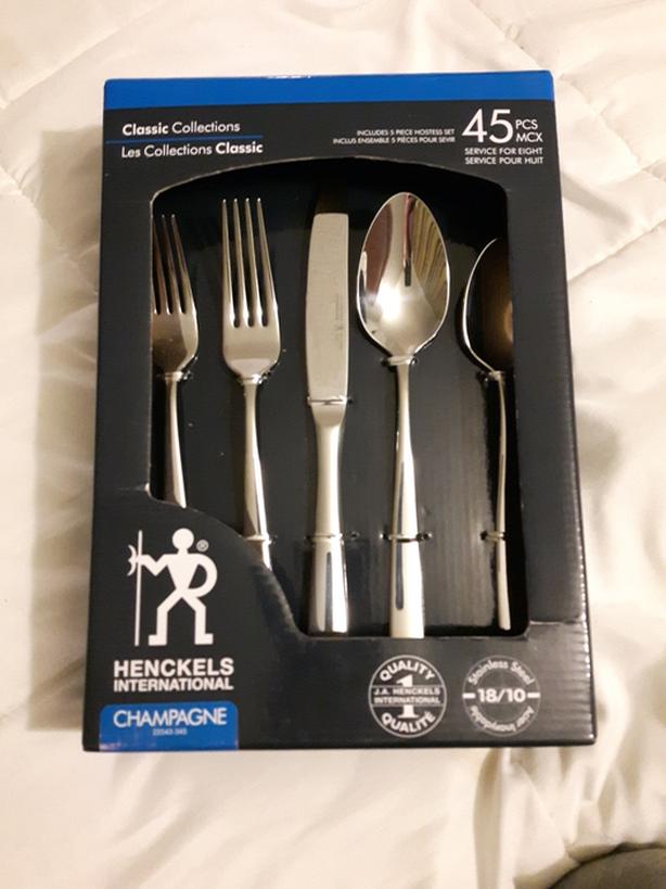 henckels champagne flatware