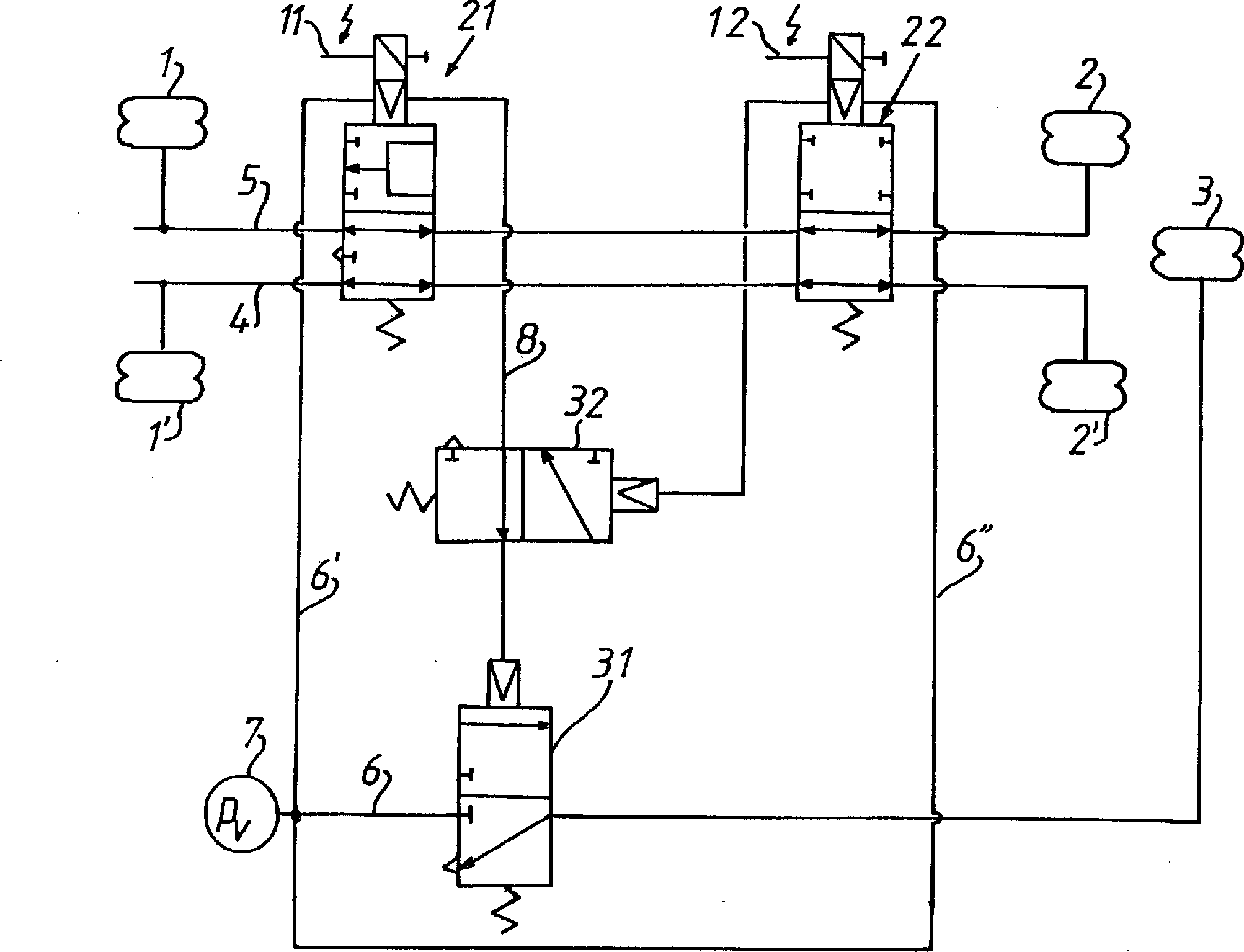 hendrickson lift axle control valve diagram