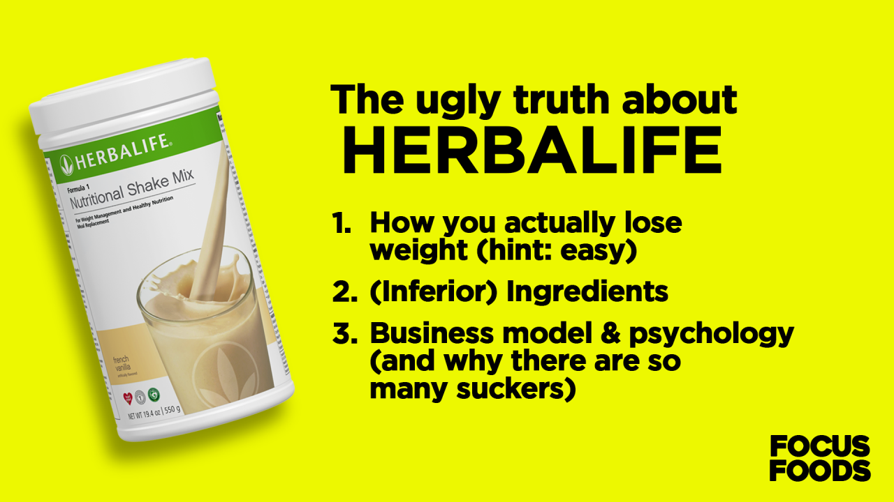 herbalife shakes side effects