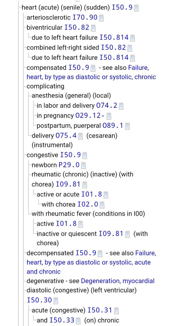 hfref icd 10