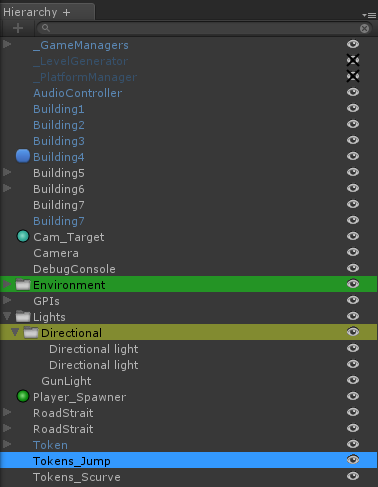 hide gameobject unity