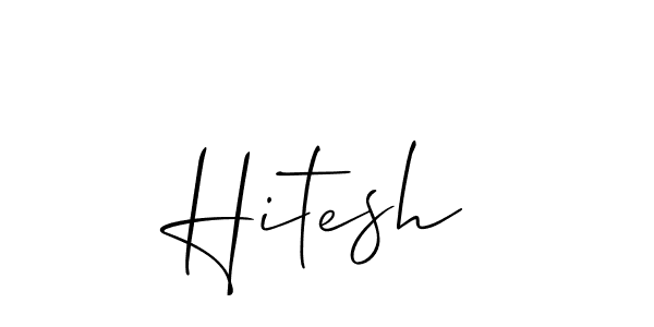 hitesh name signature
