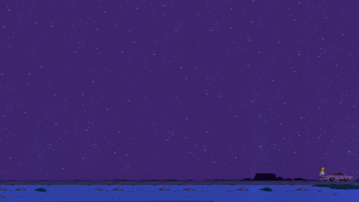 homer stars wallpaper