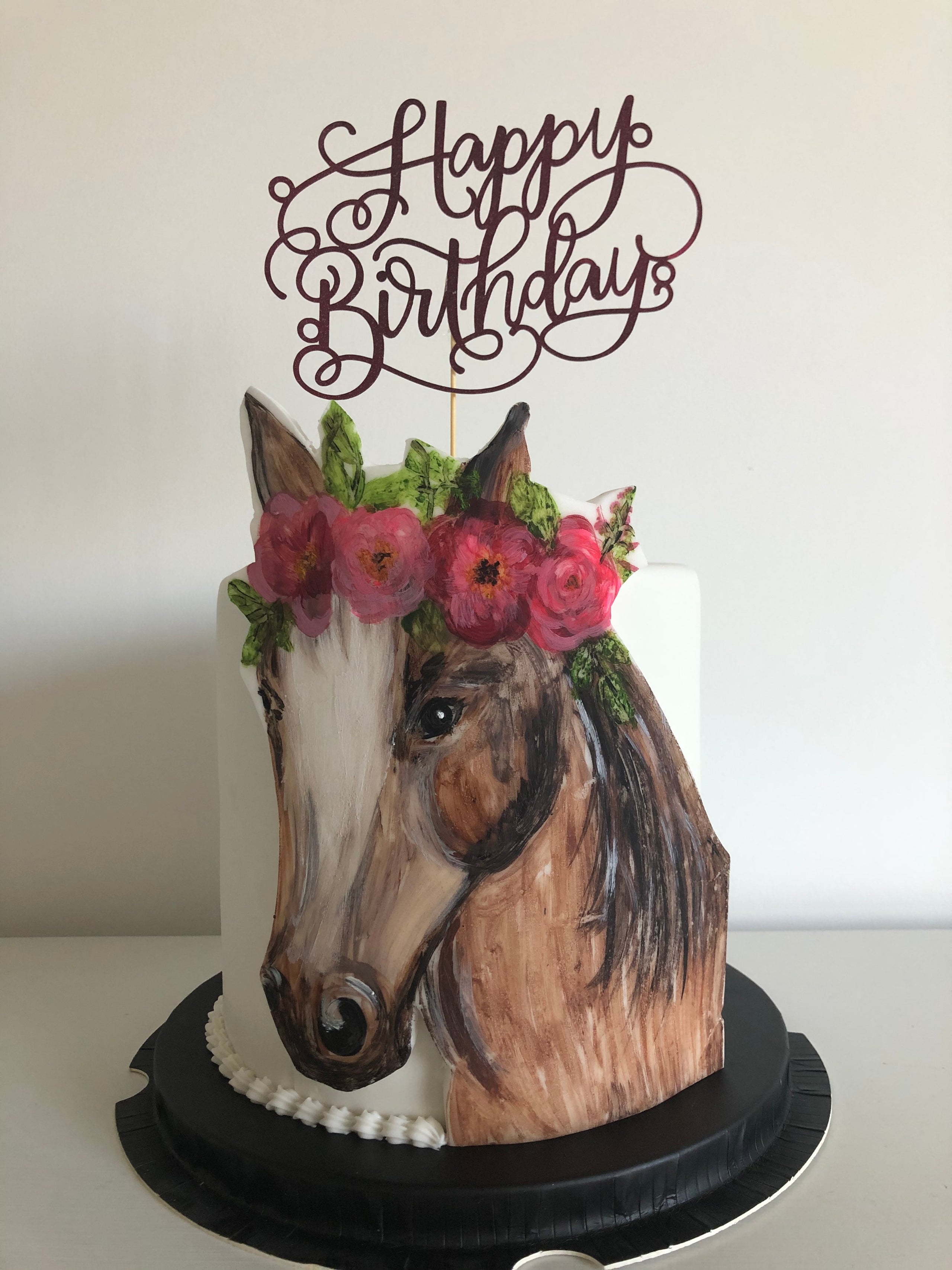 horse themed cakes for adults