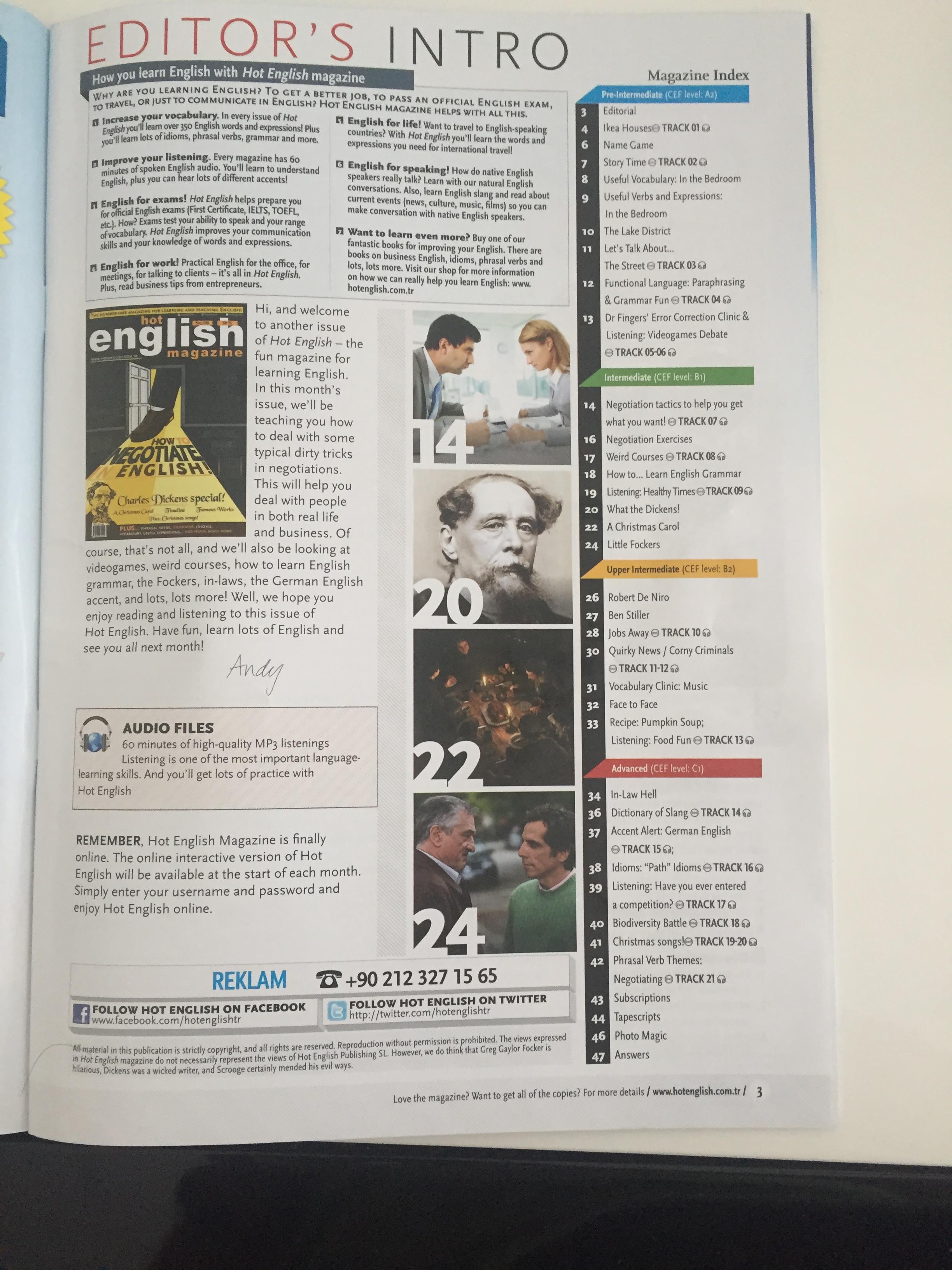 hot english magazine ekşi