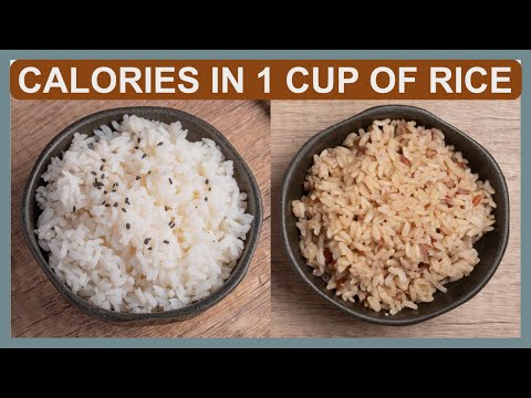 how many calories in a cup rice