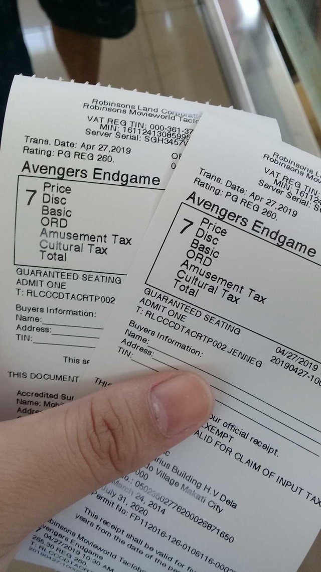 how much is a movie ticket in the philippines