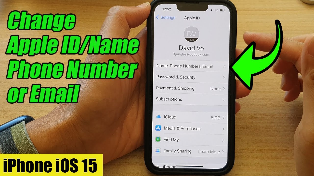 how to change phone number for icloud