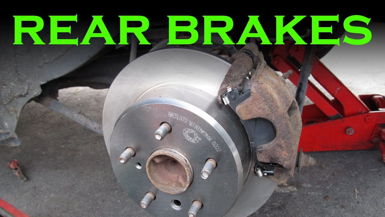 how to change rear brake pads