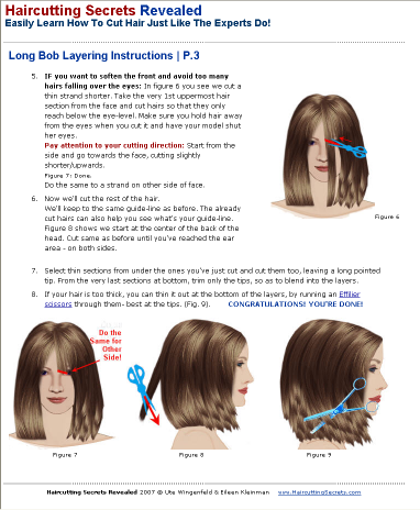 how to cut a layered bob yourself