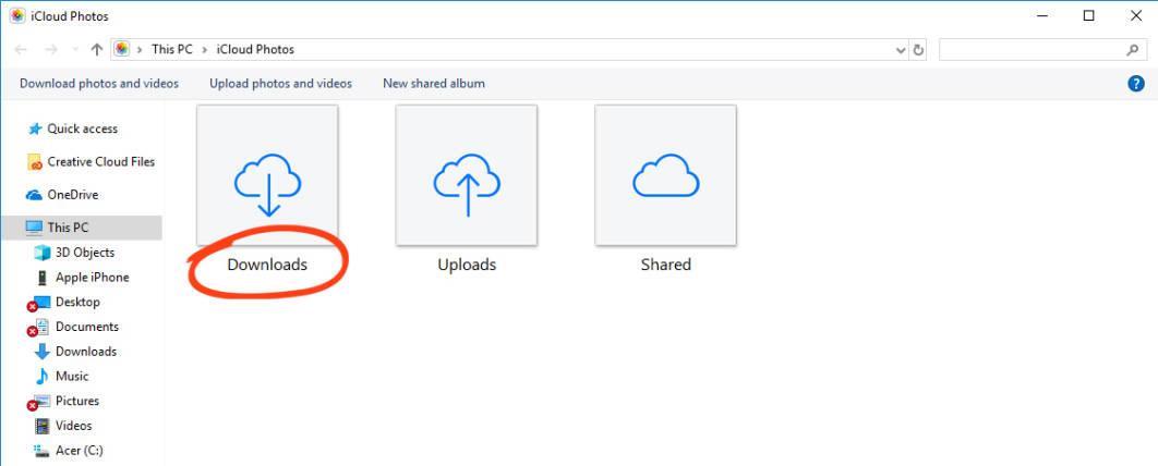 how to download photos from icloud to pc