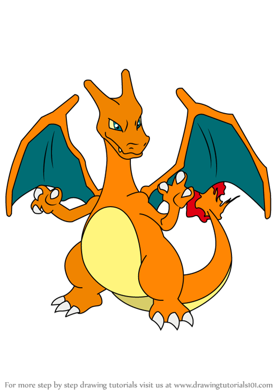 how to draw charizard