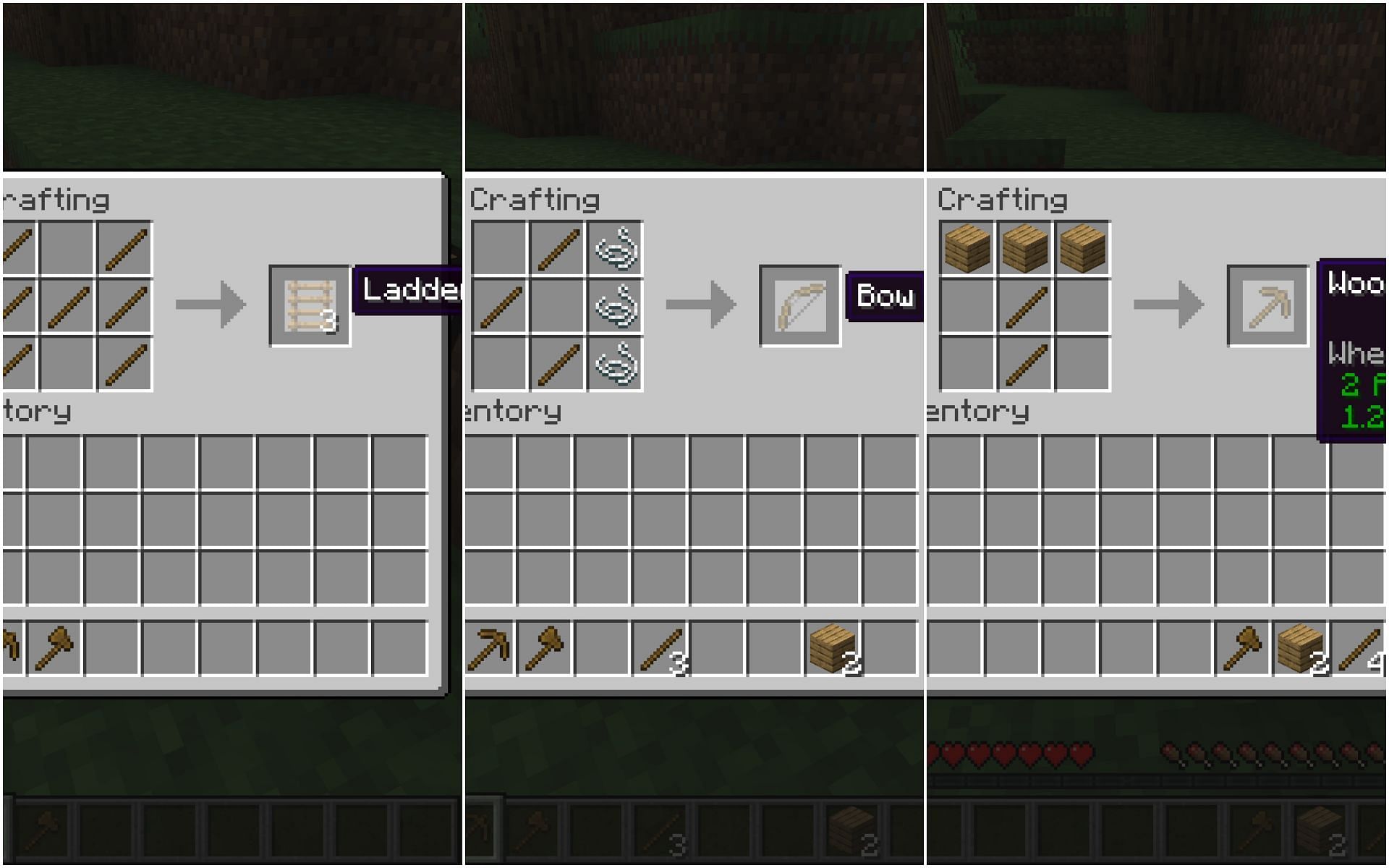 how to find a stick in minecraft