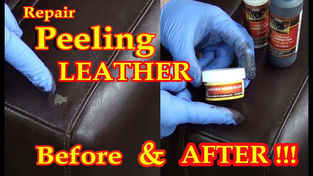 how to fix peeling leather