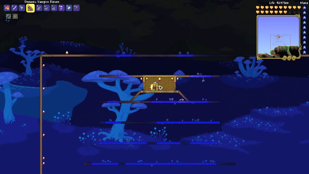 how to get the truffle to move in terraria