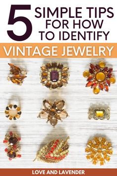 how to identify vintage jewelry