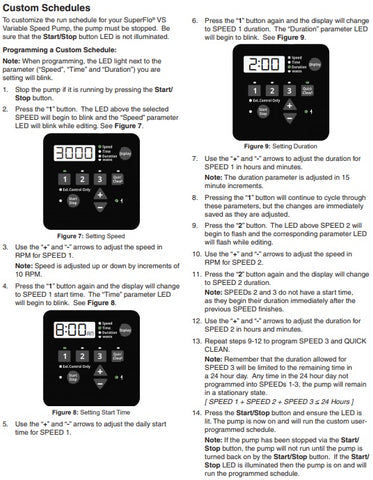 how to program pentair superflo vst