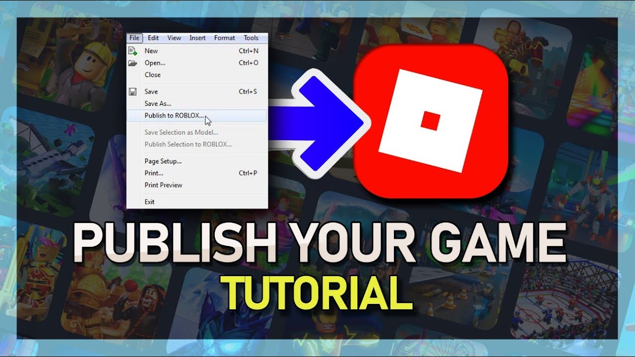 how to publish a game in roblox