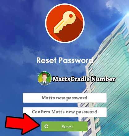 how to reset eprs password