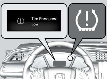 how to reset tire pressure sensor honda civic 2012