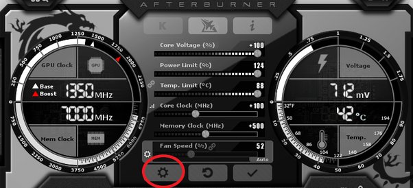 how to show cpu temp in rivatuner