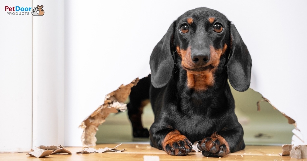 how to stop dog from scratching door