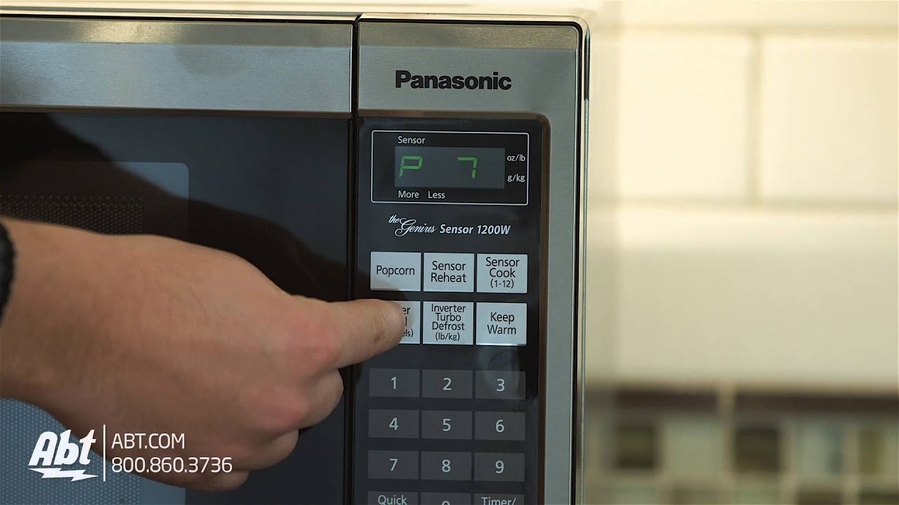 how to work a panasonic microwave