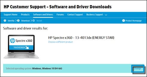 hp support driver updates