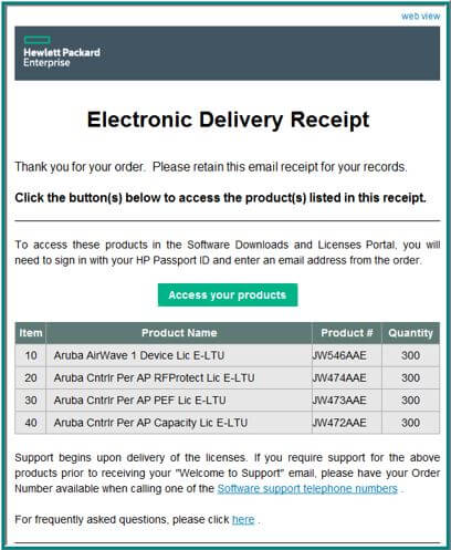 hpe license portal