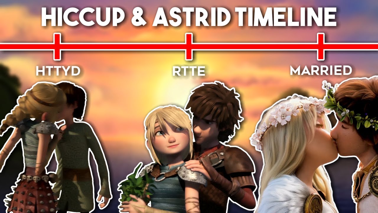 httyd hiccup and astrid