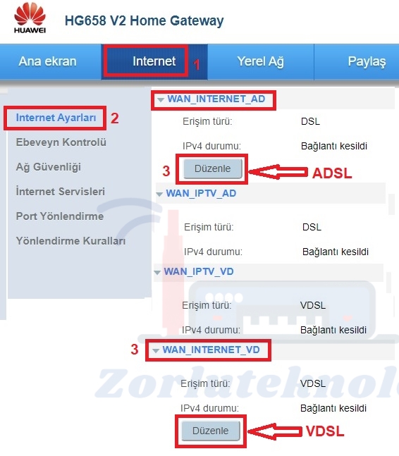 huawei hg658 v2 arayüz