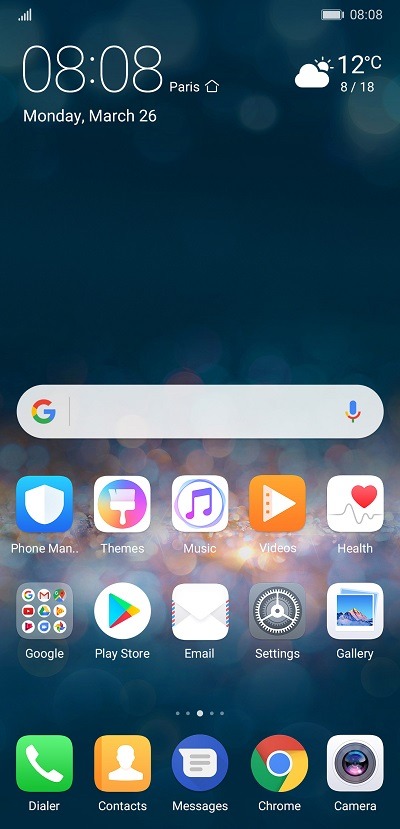 huawei p20 pro tema indir