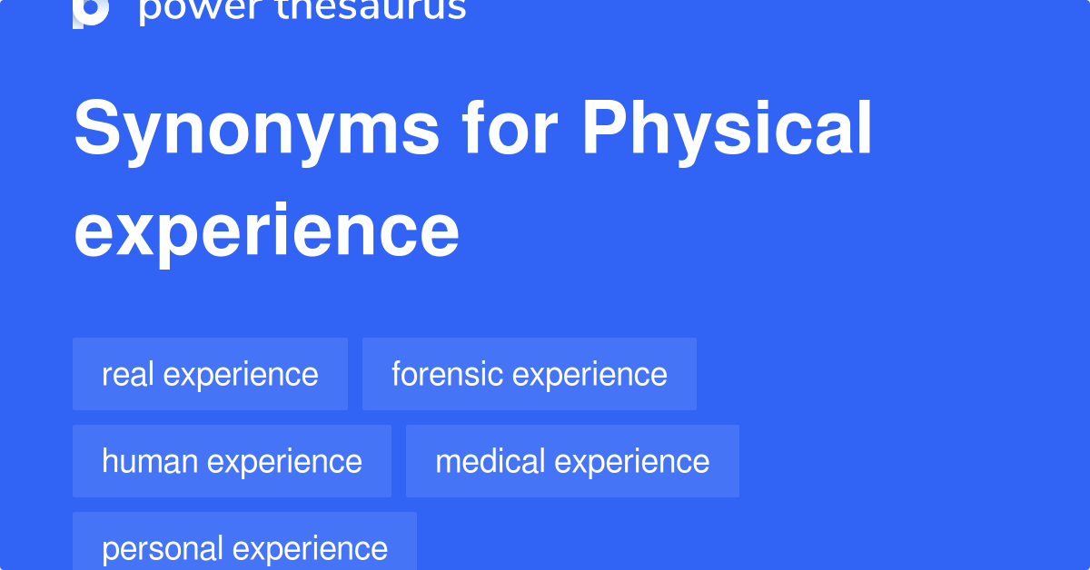 human experience synonym