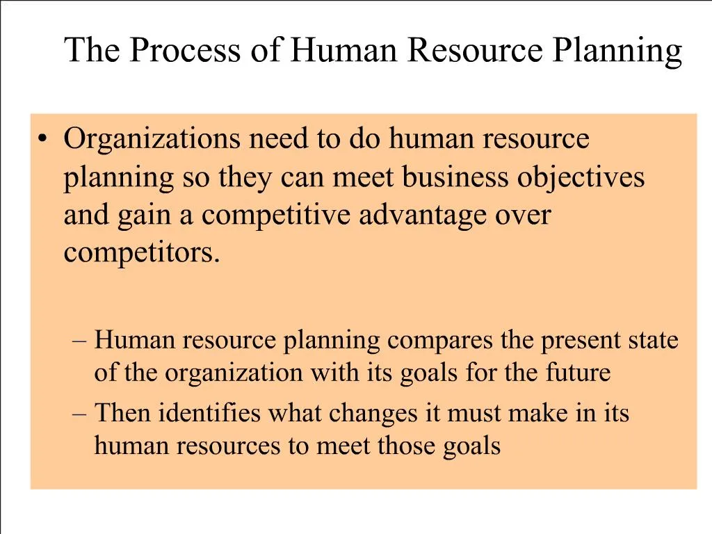 human resource planning ppt