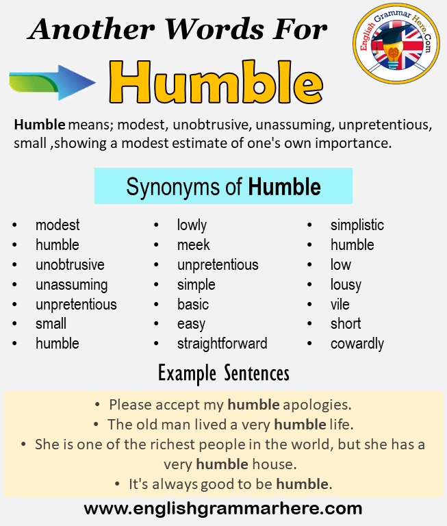 humble synonym