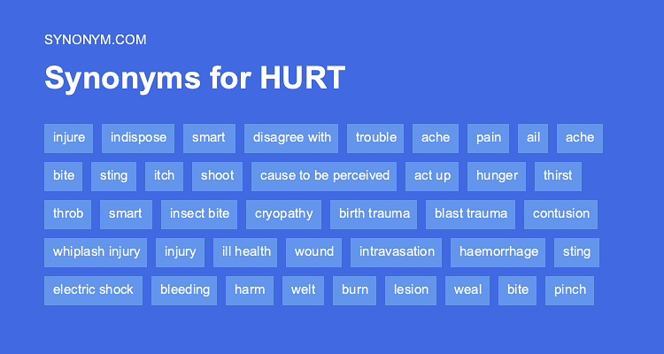 hurt synonym