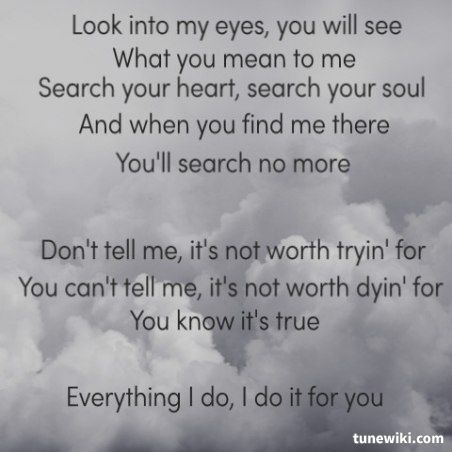 i do it for you lyrics